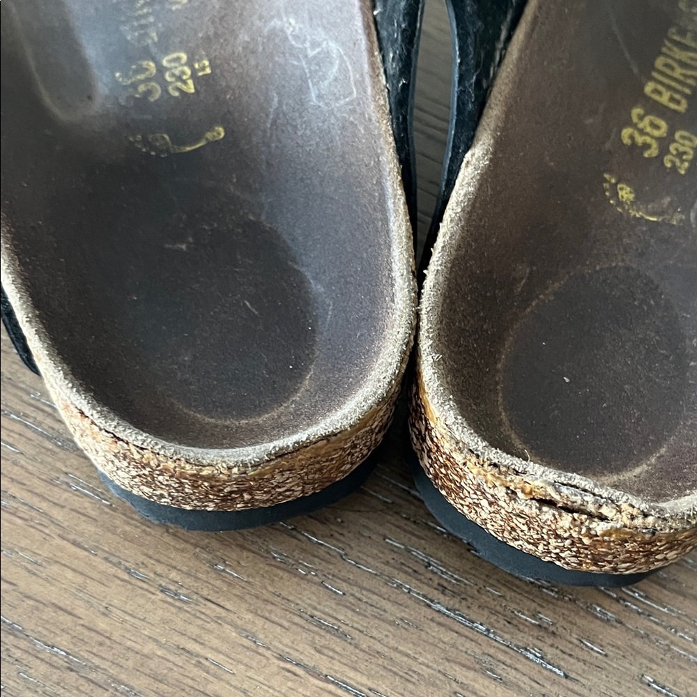 Birkenstock Black Gizeh Thong Sandals Size 36‎ - Picture 5 of 8